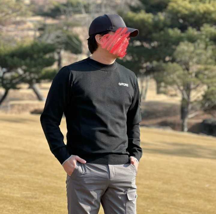 지포어 남성 홀 가먼트 니트(2color)