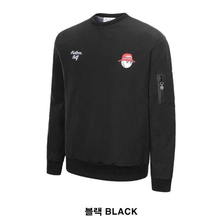 말본 남성 버킷 포켓 패딩 맨투맨(5color)