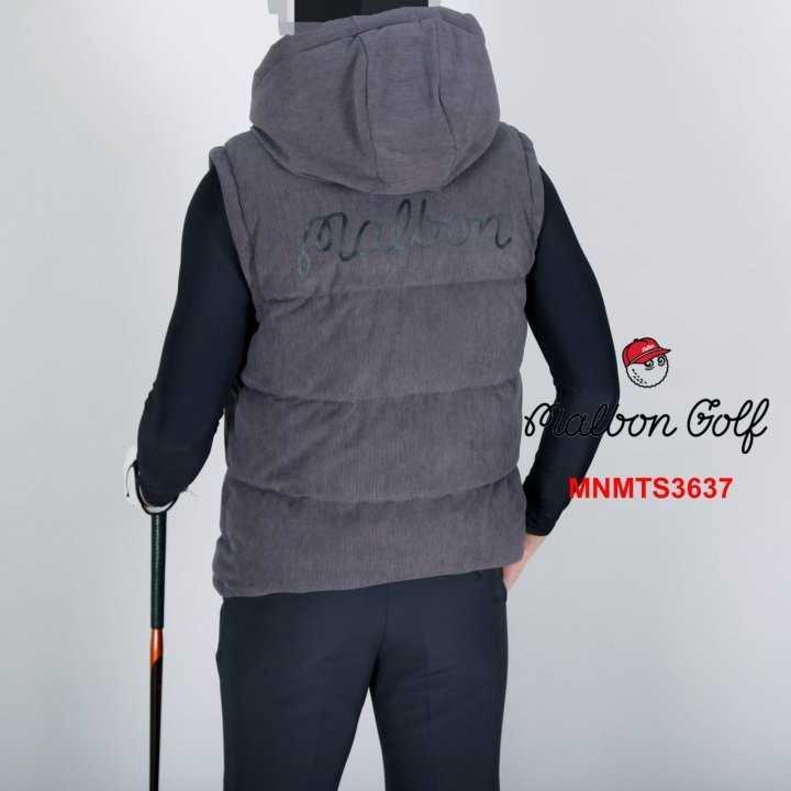 말본 남자 MNMTS3637 코듀로이 패딩 베스트 조끼(2color)