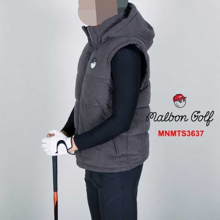 말본 남자 MNMTS3637 코듀로이 패딩 베스트 조끼(2color)