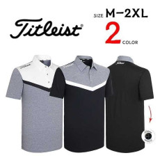 타이틀리스트 남성 고기능 반팔 카라티(2color)