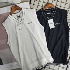 타이틀리스트 남성 풀 매쉬 브이넥 조끼(2color)