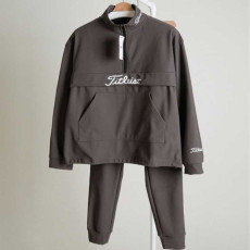 타이틀리스트 기모 우븐 아노락 자켓 & 포켓 조거 팬츠 셋(2color)