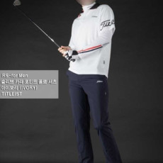 타이틀리스트 남성 슬리브 카라 포인트 셔츠(2color)