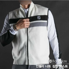 풋조이 인텔리 니트 집업 베스트(3color)