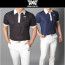 PXG 쿨 체크 반팔 카라티(2color)