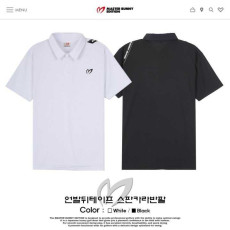 마스터바니 남성 언발뒤테이프 스판카라 반팔(2color)