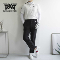 PXG 남성 숄더 원라인 스판반팔티(2color)