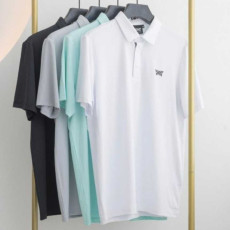 PXG 남성 여름 패턴 포인트 카라 숏 슬리브 티셔츠(4color)