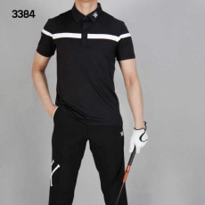 어뉴 남자 3384 한줄라인 반팔 카라티(3color)