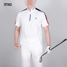 지포어 남자 3740 숄더배색 반팔 카라티(2color)