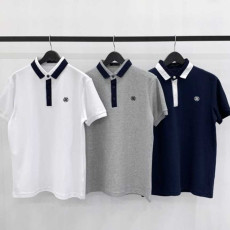 지포어 남성 투톤 컬리 피케이 폴러 셔츠(3color)