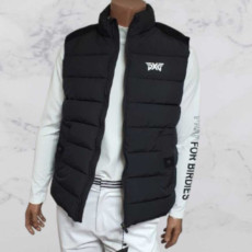 PXG 남성 오리털 고주파 풀집업 베스트(2color)