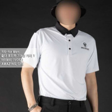 어메이징크리 남성 숄더 포인트 기능성 카라 T(2color)