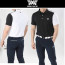 PXG 남성 싱글팔배색 반팔카라(2color)