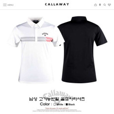 캘러웨이 남성 레드포인트 스판카라 반팔(2color)