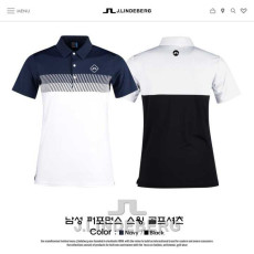 제이린드버그 남성 이중사선포인트 스윙 스판카라 반팔(2color)