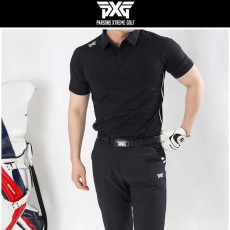 PXG 남성 숄더로고 스판 반팔