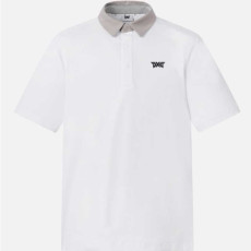 PXG 남성 여름 컬러 블록 카라 숏 슬리브 티셔츠(3color)