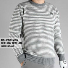 PXG 와플 짜임 패턴 니트(3color)