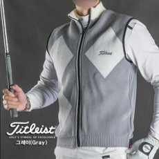 타이틀리스트 인술레이트 집업 니트베스트(2color)