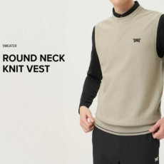 PXG 남성 라운드 넥 니트 베스트(2color)