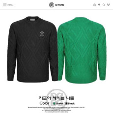 지포어 남성 케이블 니트(2color)