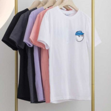 말본 남여공용 버킷 라운드 반팔 티셔츠(5color)