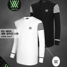 어뉴 남성 세븐 암라인 니트(2color)