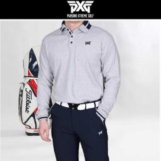 PXG 카라 두줄배색 면 카라티(3color)