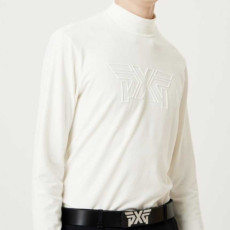 PXG 겨울 기모 모크 넥 롱슬리브 티셔츠(2color)