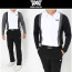 PXG 남성 서스펜더 배색 긴팔(2color)