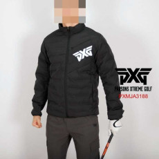 PXG 남자 PXMJA3188 사선로고 패딩 점퍼