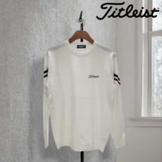 타이틀리스트 팔3줄 자수로고 니트(2color)