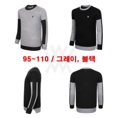 어뉴 수입고급 스터드 라운드 니트(2color)