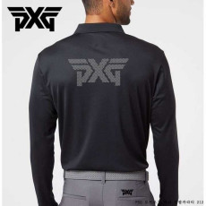 PXG 도트 로고 메쉬 긴팔 카라티(4color)