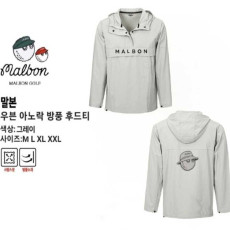말본 우븐 아노락 방풍 후드티(2color)