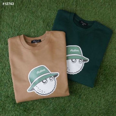 말본 남성 마스코트 크루넥 오버 맨투맨(2color)