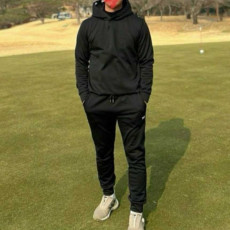 PXG 맨즈 엠보로고 풀오버 후디&팬츠 기모set