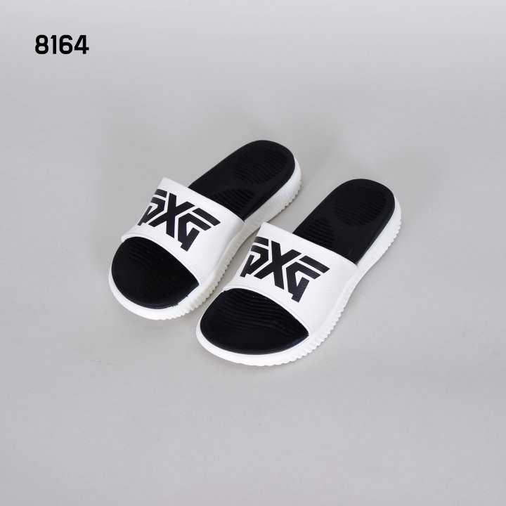 PXG 남녀공용 8164 로고 슬리퍼