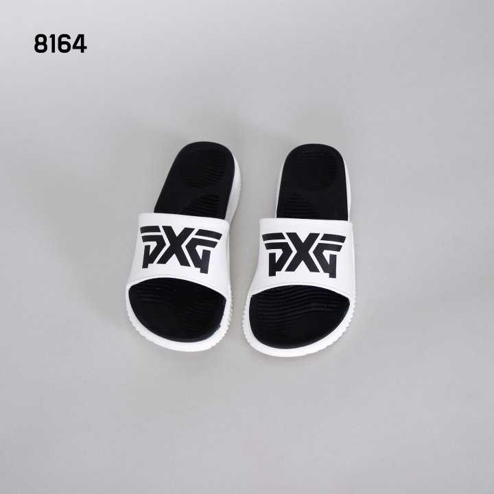 PXG 남녀공용 8164 로고 슬리퍼