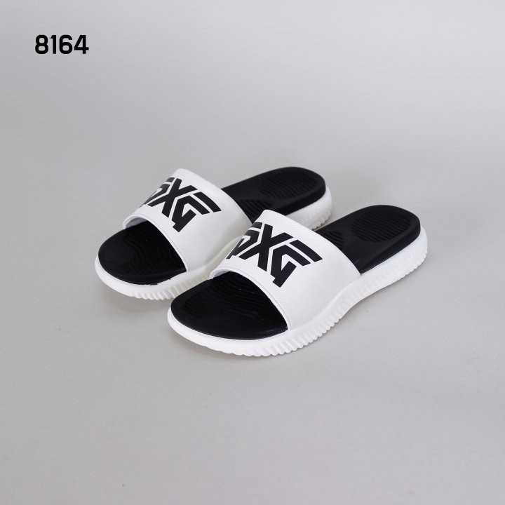 PXG 남녀공용 8164 로고 슬리퍼