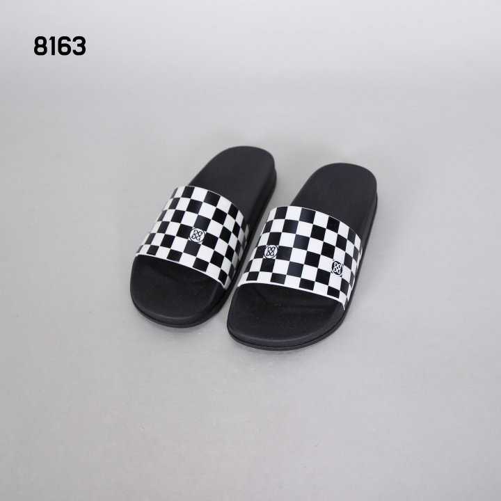 지포어 남성 8163 체커보드 슬리퍼