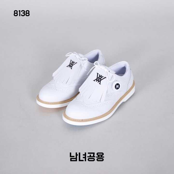 어뉴 남녀공용 8138 테슬 스파이크리스 골프화(2color)