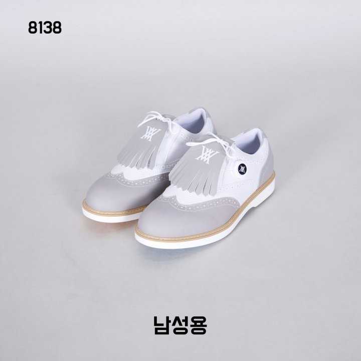 어뉴 남녀공용 8138 테슬 스파이크리스 골프화(2color)