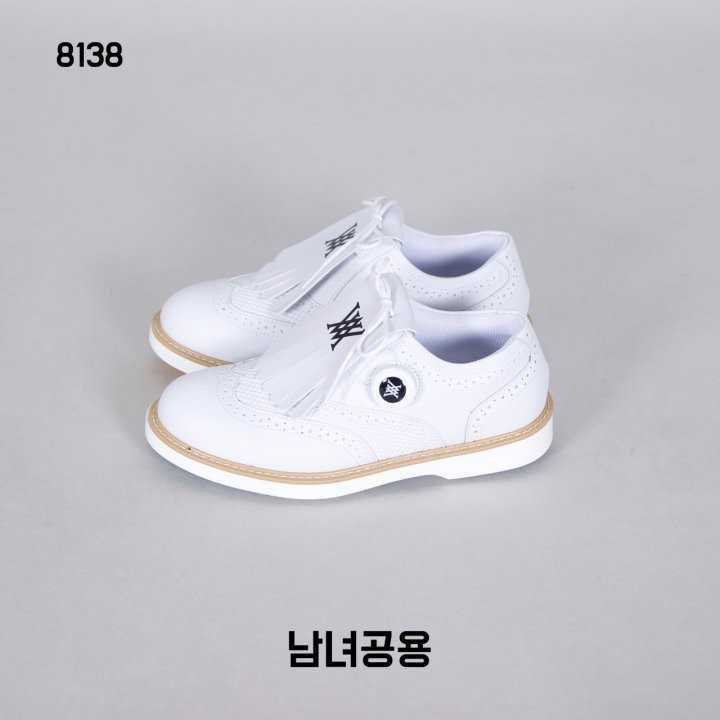 어뉴 남녀공용 8138 테슬 스파이크리스 골프화(2color)