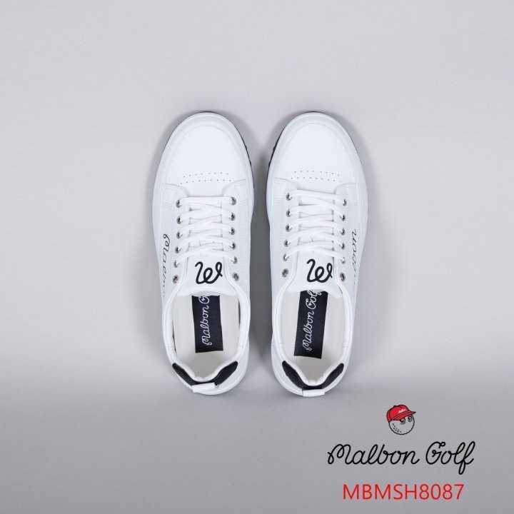 말본 남자 MBMSH8087 M로고 스파이크리스 골프화(2color)