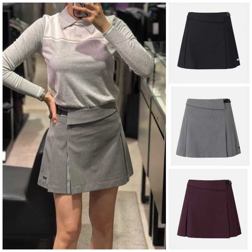 PXG 여성 하프 플리츠 스커트(3color)