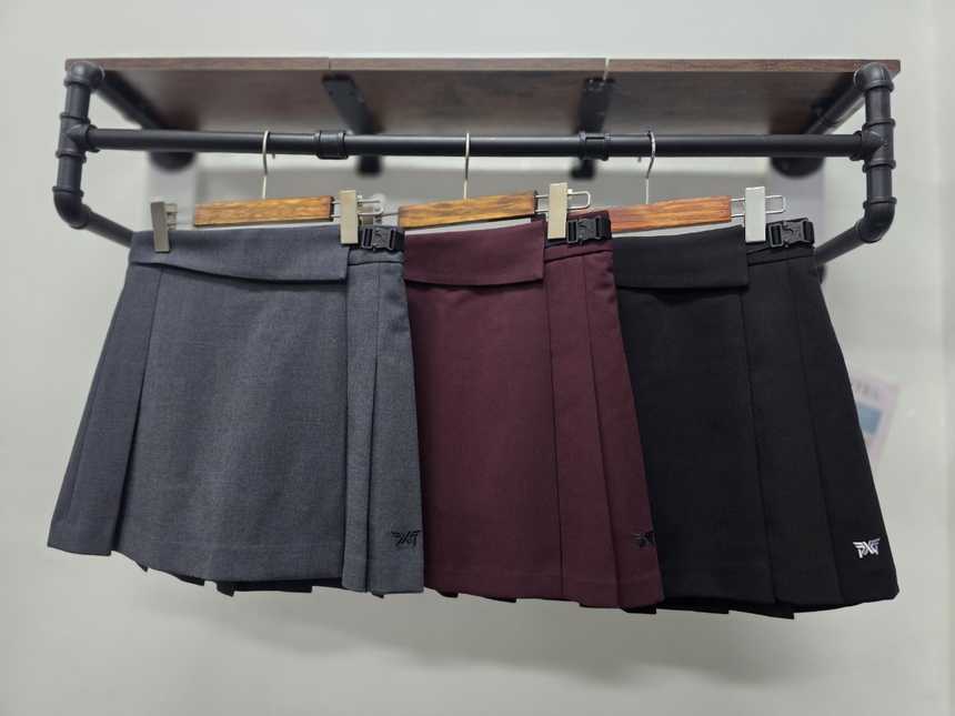 PXG 여성 하프 플리츠 스커트(3color)