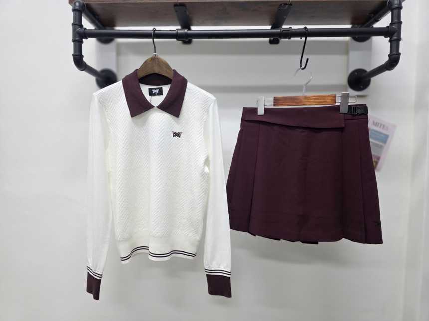PXG 여성 하프 플리츠 스커트(3color)